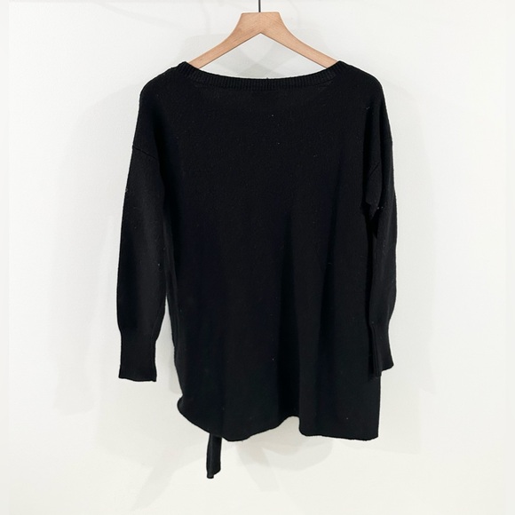J. Crew Tie Waist Sweater Black Size Small - Picture 7 of 7